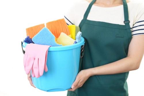 Deep cleaning service for a home interior