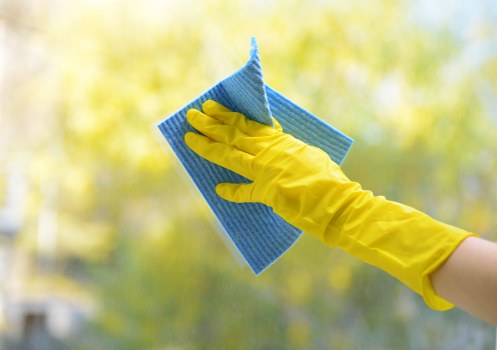 Deep cleaning cleaner preparing equipment with safety focus