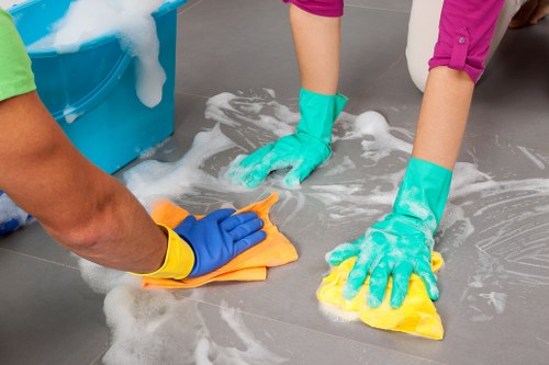 A spotless home interior showing the results of professional cleaning