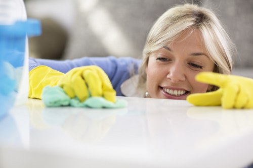 Safety assessment checklist used before starting a deep cleaning job
