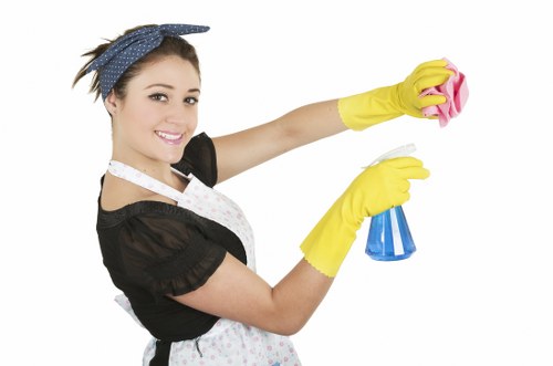 Deep cleaning a bathroom with tiles, mirrors, and fixtures